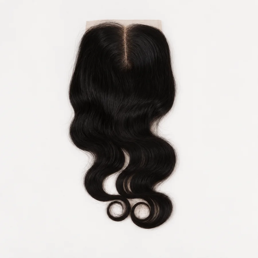 Center-Part Body Wave Human Hairpiece (image for) Center-Part Body Wave Human Hairpiece