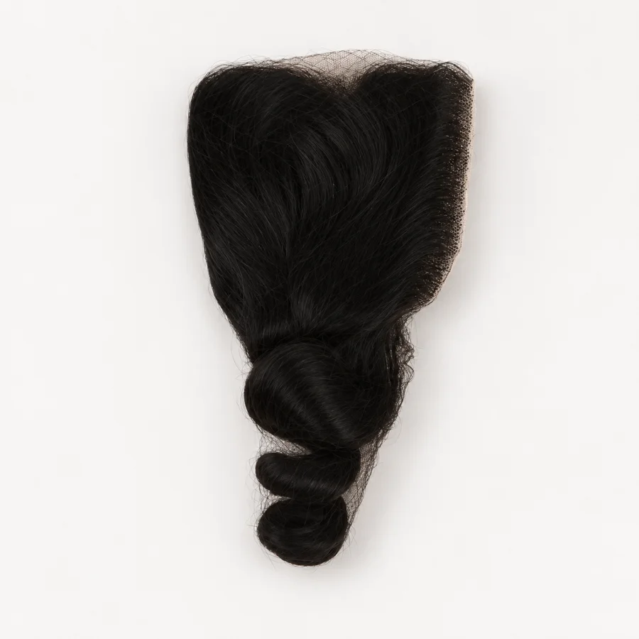Loose Wave Human Hair Lace Hairpiece (image for) Loose Wave Human Hair Lace Hairpiece