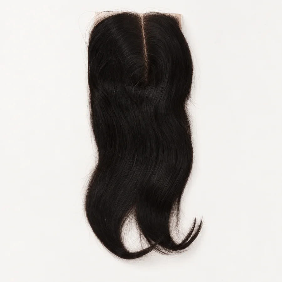 Straight Center-Part Human Hair Lace Hairpiece (image for) Straight Center-Part Human Hair Lace Hairpiece
