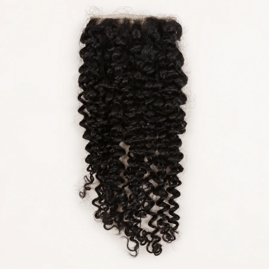 (image for) Tight Curl Human Hair Lace Hairpiece