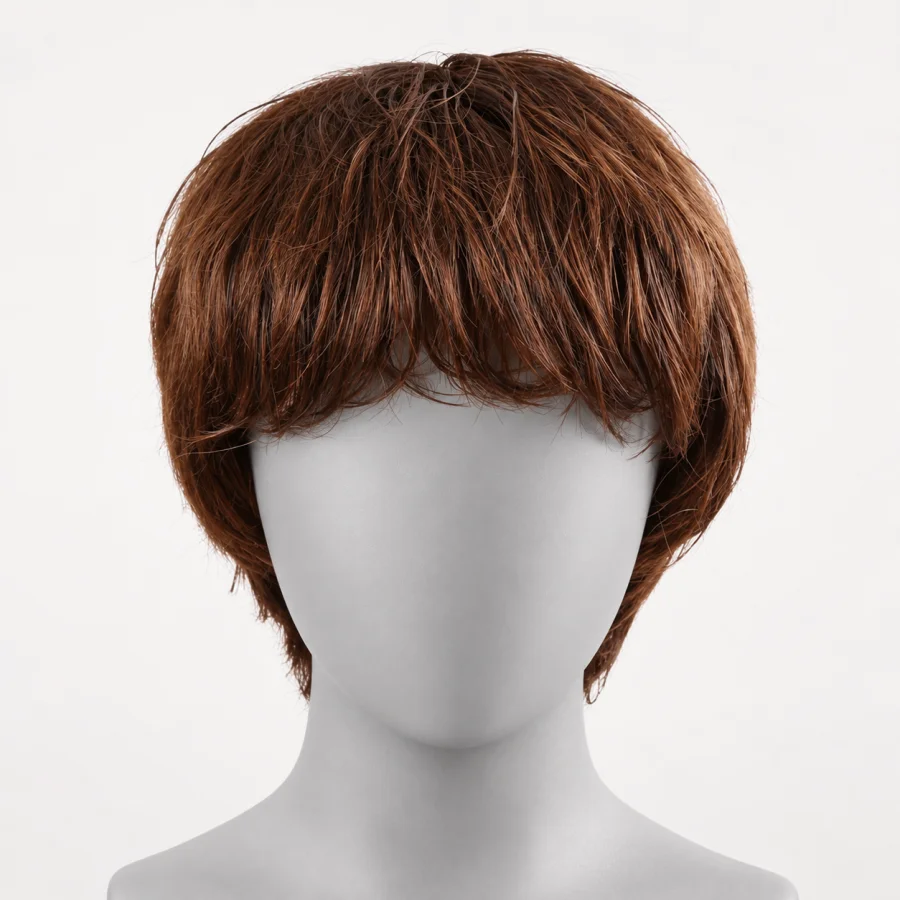 (image for) Chestnut Tousled Crop Synthetic Wig