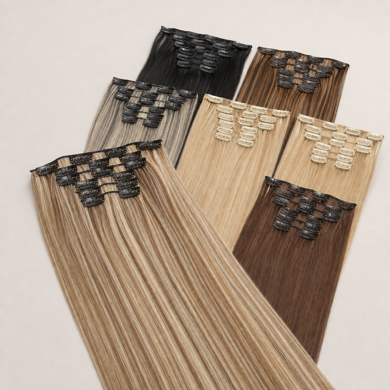 (image for) Long Straight Clip-In Shade Range