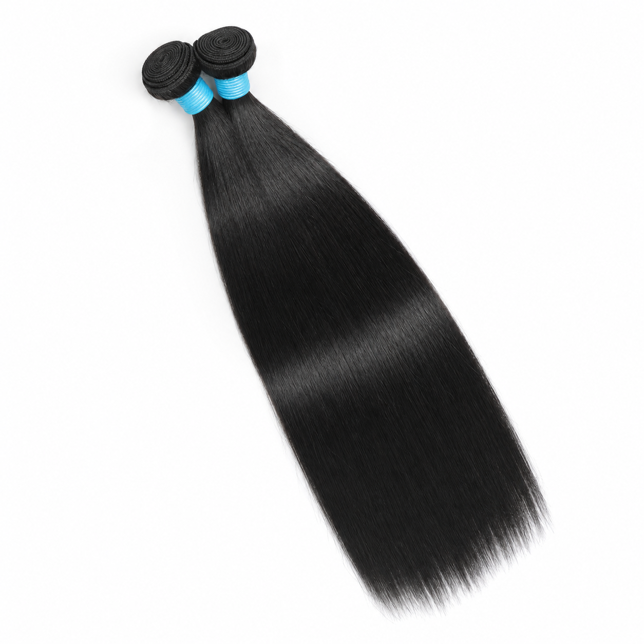 (image for) Natural Black Straight Human Hair Bundle
